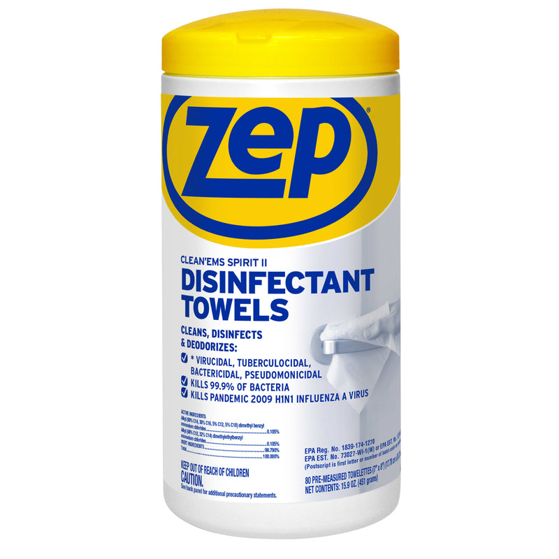 DISINFECTANT TOWELS 80CT