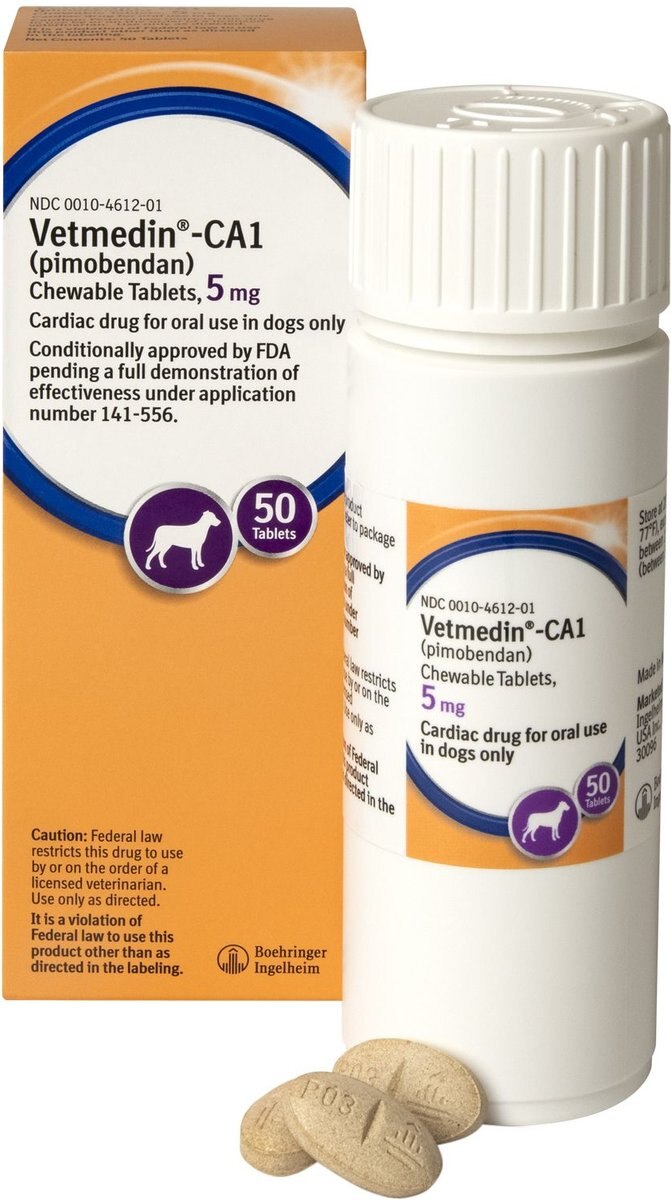 Vetmedin-CA1 (pimobendan) Chewable Tablets for Dogs