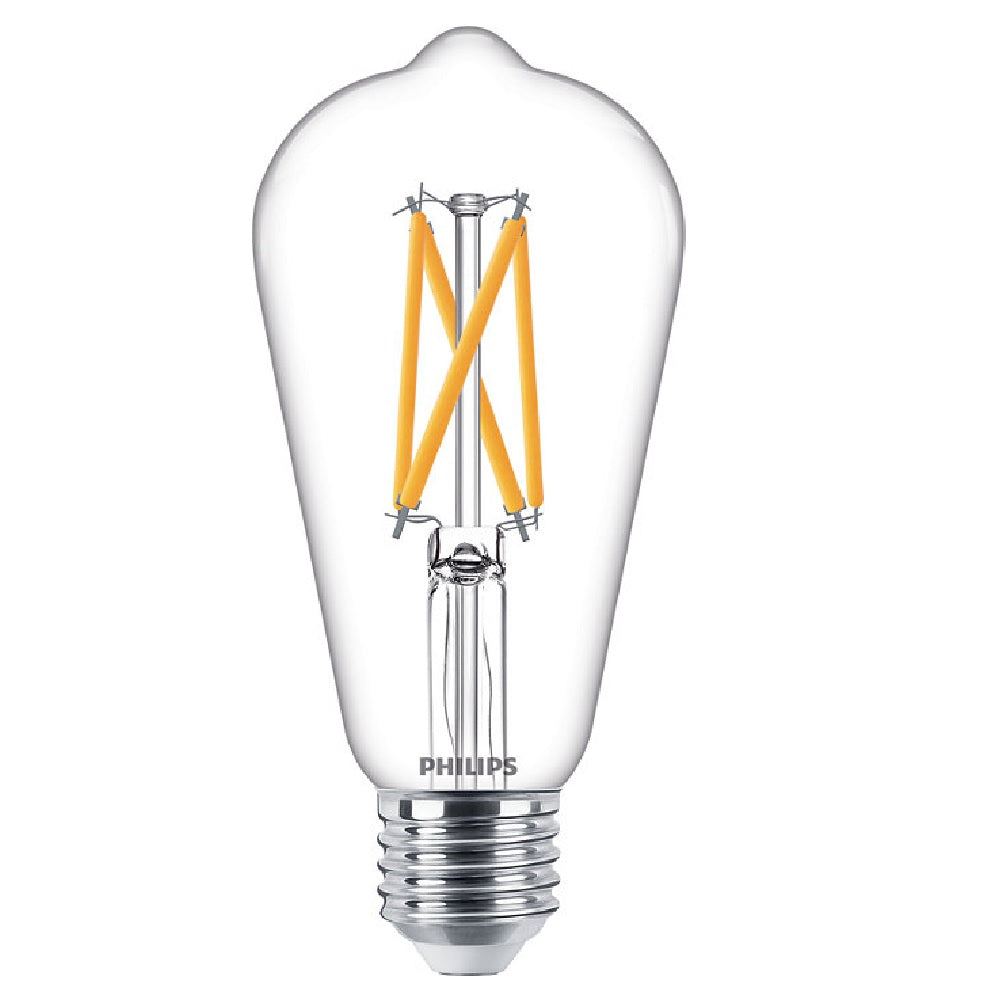 Philips 929003010702 Classic LED Squirrel Bulb 5.9W (60W) DimTone Dimmable ST64 E27 Clear Filament 2200k-2700k