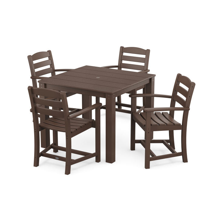 Polywood La Casa Cafe' 5-Piece Parsons Dining Set PWS2283-1