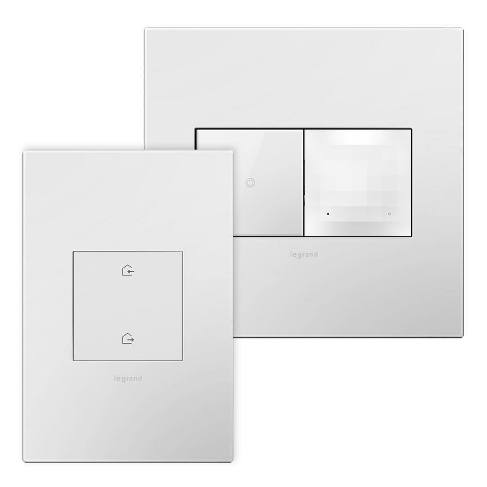 Legrand adorne with Netatmo Smart Switch Starter Kit with HomeAway Rocker Light Switch White WNAH10KITW1