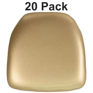 Carnegy Avenue Gold Vinyl Chair Pad (Set of 20) CGA-BH-167342-GO-HD