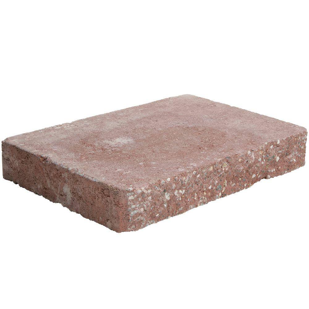 Pavestone 2 in. x 12 in. x 8 in. River Red Concrete Wall Cap (120 Pieces  118.5 sq. Face ft.  Pallet) 81451