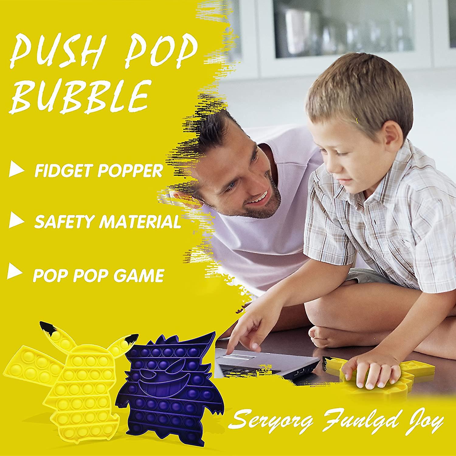 Tie Dye Push Pop Pop Fidget Sensory Toy， Popper Fidget Toy That Suitable For Adhd And Early Educational Toddler Baby， Pop Fidgets For Girls And Kids (