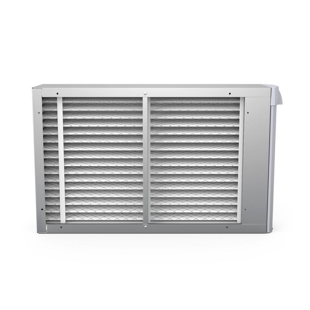 AprilAire 1410 Series 2000 sq. ft. Electrostatic MERV 11 Whole-House Air Purifier in Gray with 16 in. x 25 in. Nominal Filter 1410