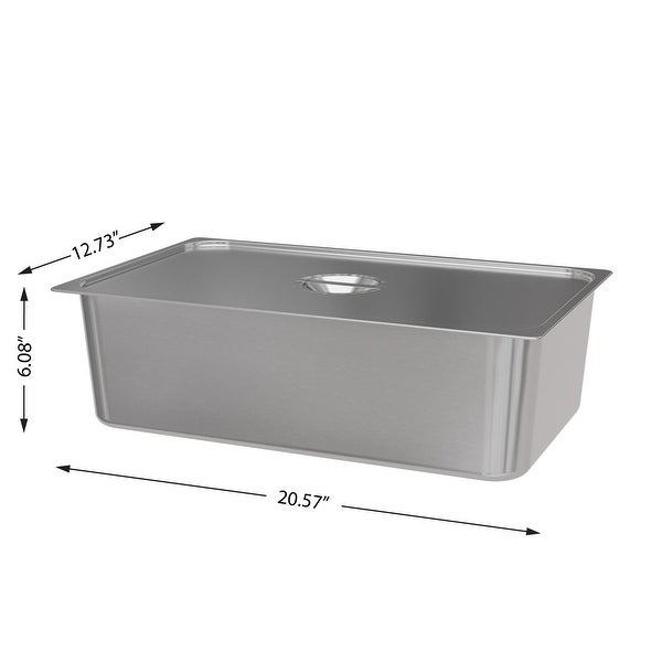 21 Qt. Stainless Steel Countertop Food Warmer， Soup Station， and Buffet Table Server with One Serving Section