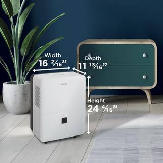 Danby ENERGY STAR 40-Pint Dehumidifier in White DDR040BJWDB-ME