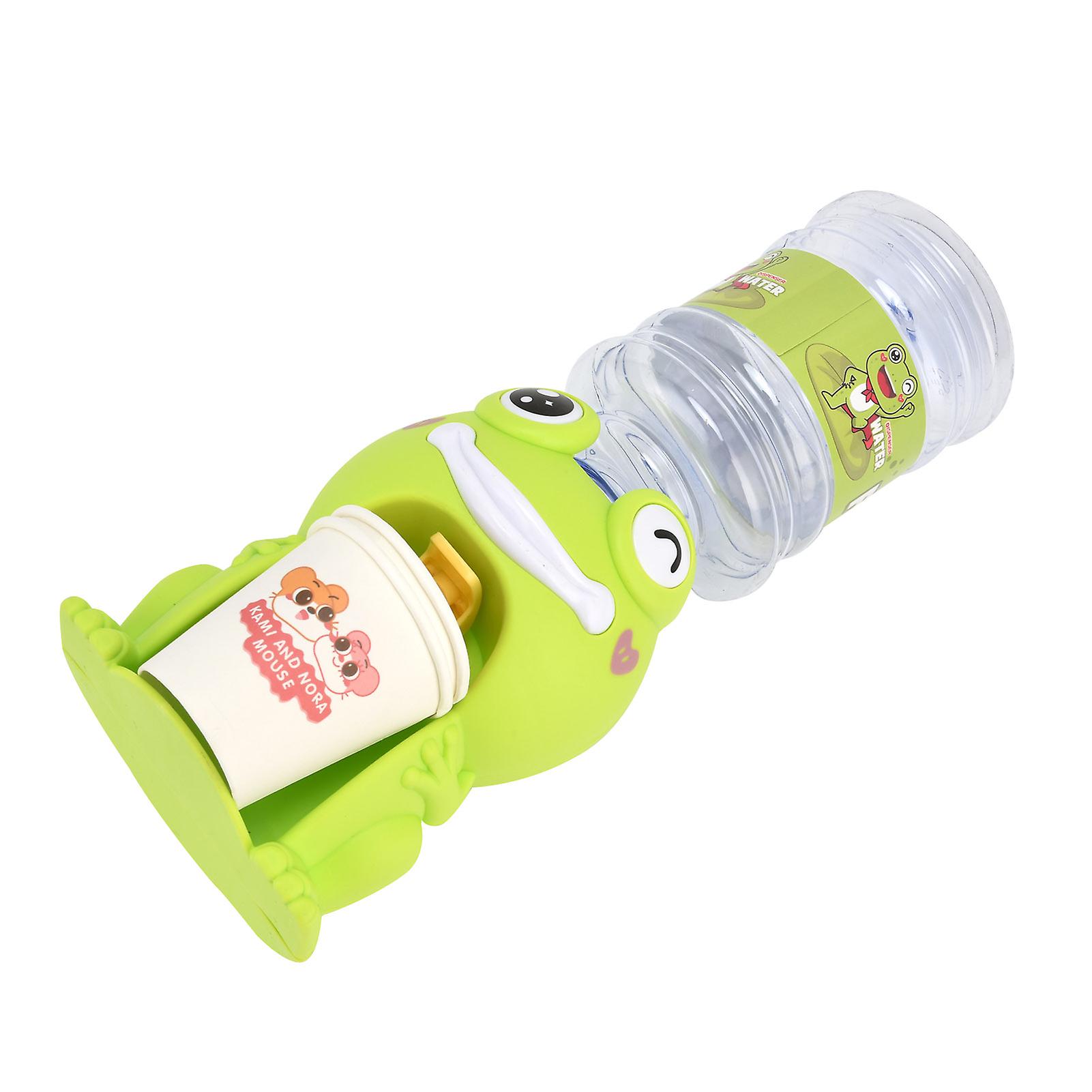 Mini Water Dispenser Cute Simulation Cartoon Kitchen Toy For Children Home Kitchengreen Frog