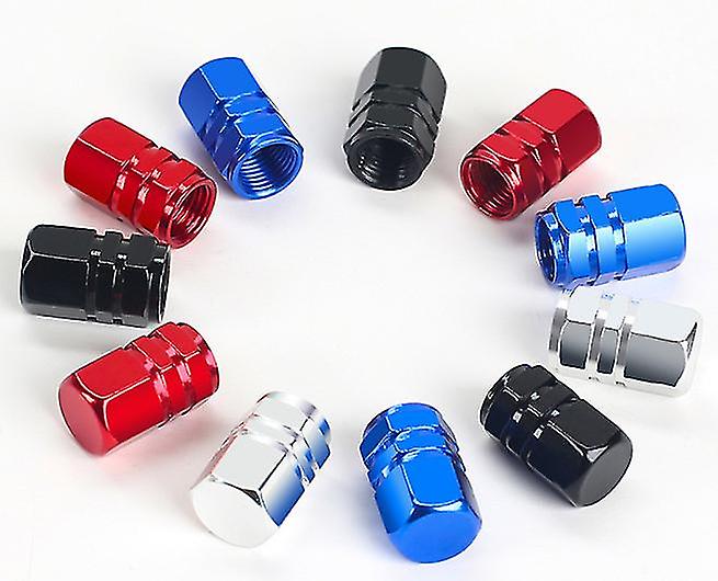 Aluminum Alloy Car Tire Valves Cover Colorful Car Tyre Valves Stem Cover Dust Tyre Valves Airtight Cover