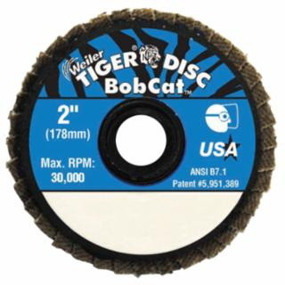 Weiler 804 50936 2 Bobcat Abrasive Flapdisc  120Z...