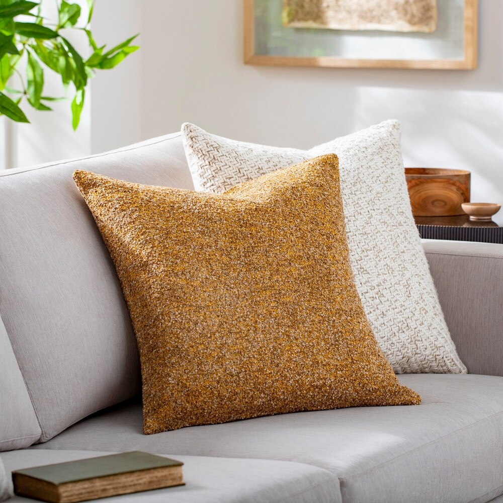 Keely Modern   Contemporary Solid Color Accent Pillow