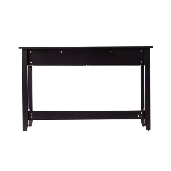 SEI Furniture Chekshire Black Storage Console