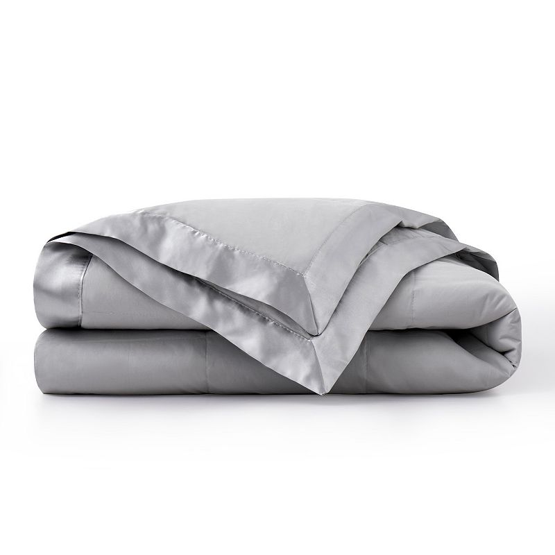 Unikome Oversized Lightweight Down Blanket with Satin Trim - 75% Down Fill