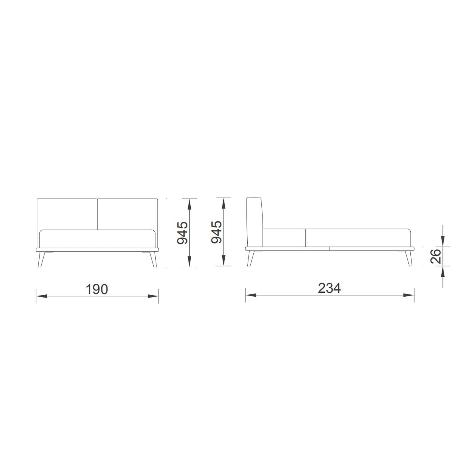 Bristol King Size Bedstead  Bis-003