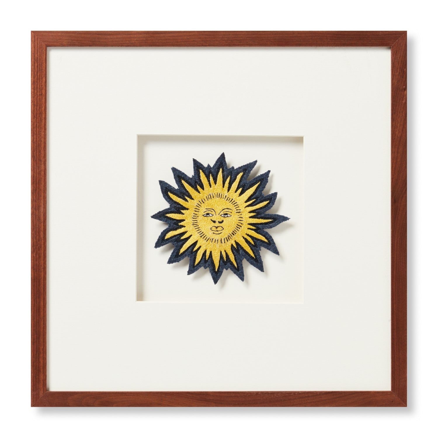 Beams Patch Yellow / Beige Wall Art