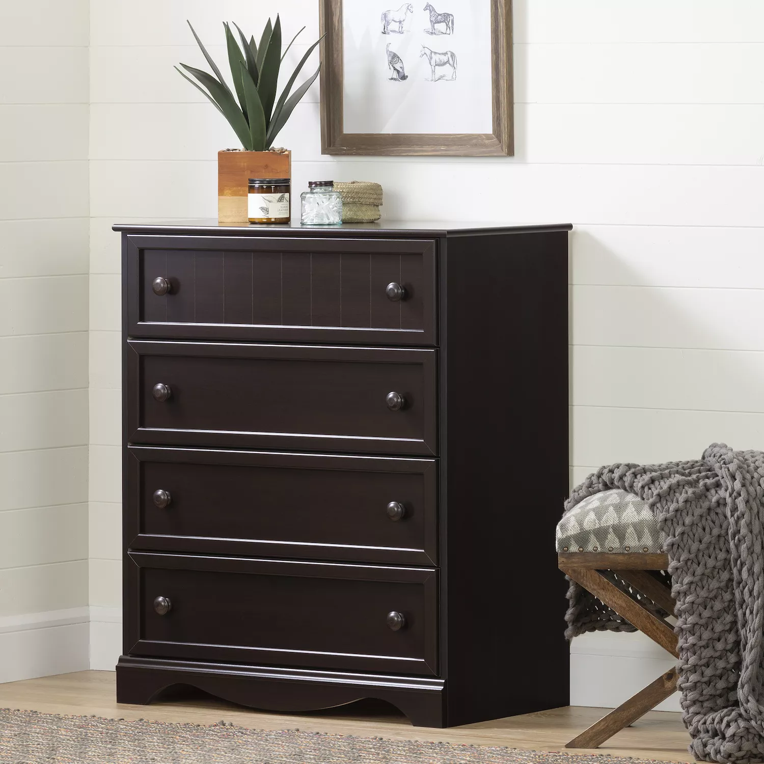 South Shore Savannah 4-Drawer Chest Dresser