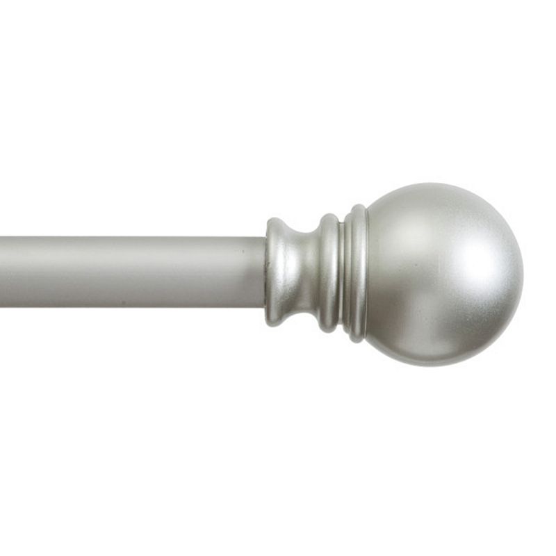 Kenney 1” Diameter Layla Value Decorative Adjustable Curtain Rod Set