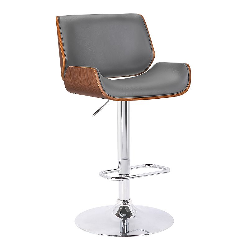 Armen Living London Contemporary Swivel Bar Stool