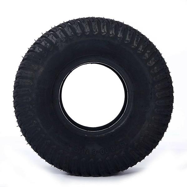 Lawn Mower Tractor Tire 15x6.00 6 Millionparts P332 4 Ply Color: Black 11487