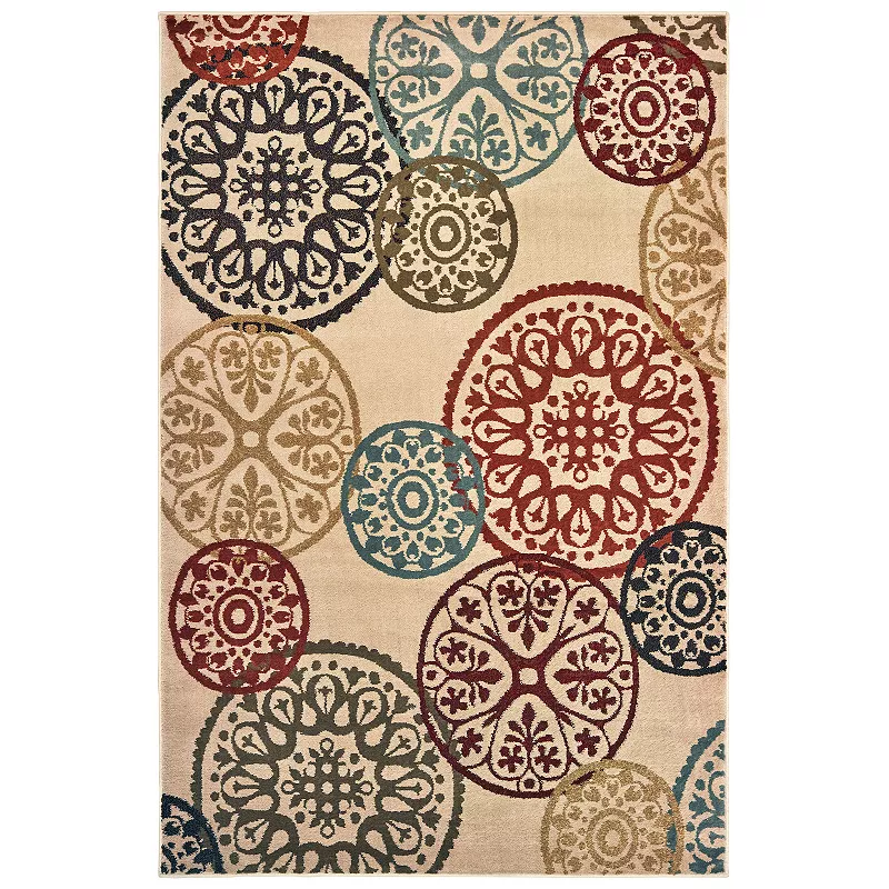 StyleHaven Laryann Floating Medallions Rug