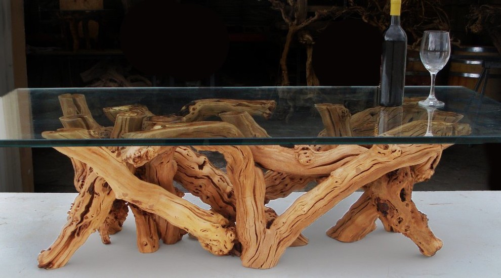 Grapevine Coffee Table   Alionza   Made from retired California grapevines   Rustic   Coffee Tables   by Wine Country Craftsman  Houzz