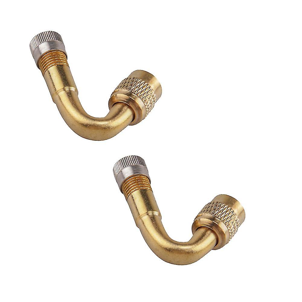 Valve Stem Extension Extenders Tyre Right Angled Brass Universal Adapter For Truck Car Moto Bike