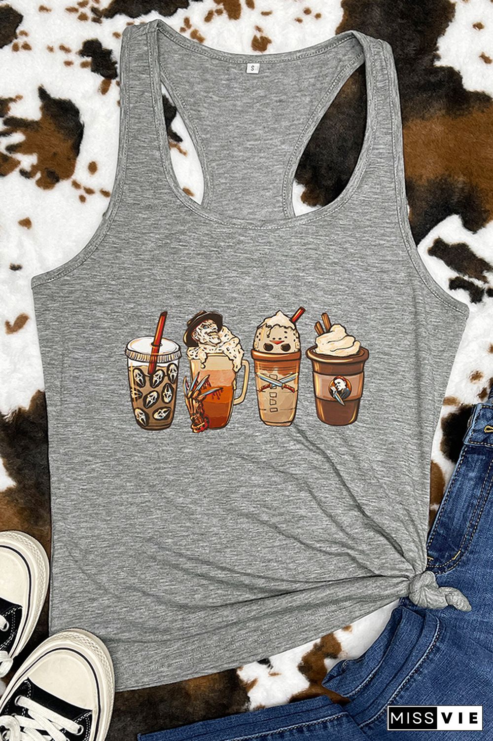 Halloween Coffee Sleeveless Tank Top Wholesale