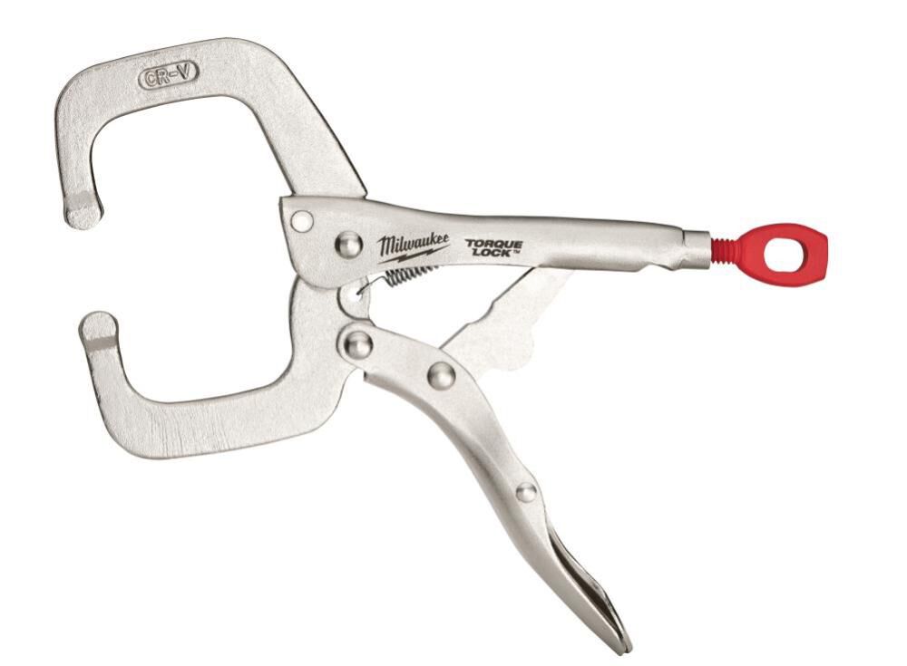 Milwaukee 6 in. TORQUE LOCK Locking C-Clamp With Regular Jaws 48-22-3532 from Milwaukee