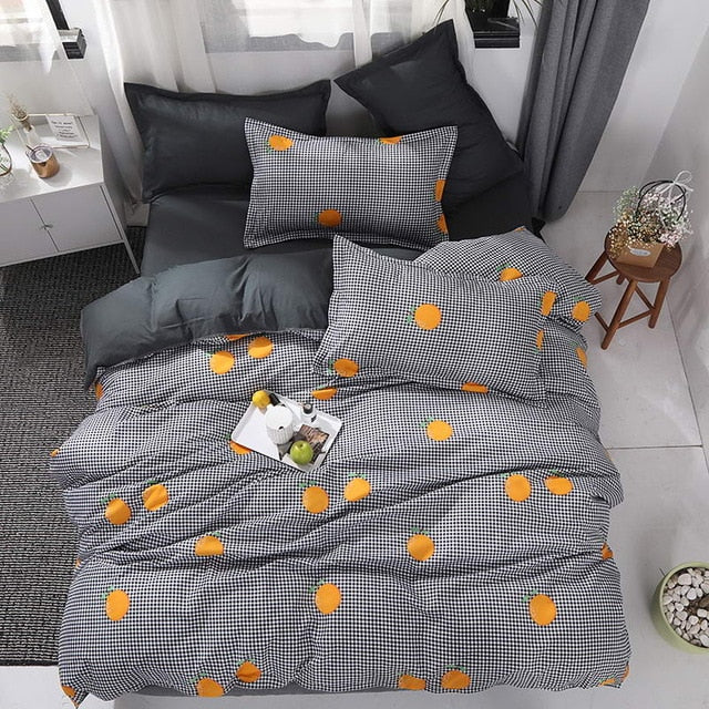 Duvet Cover Flat Bed Sheet Bedding Set