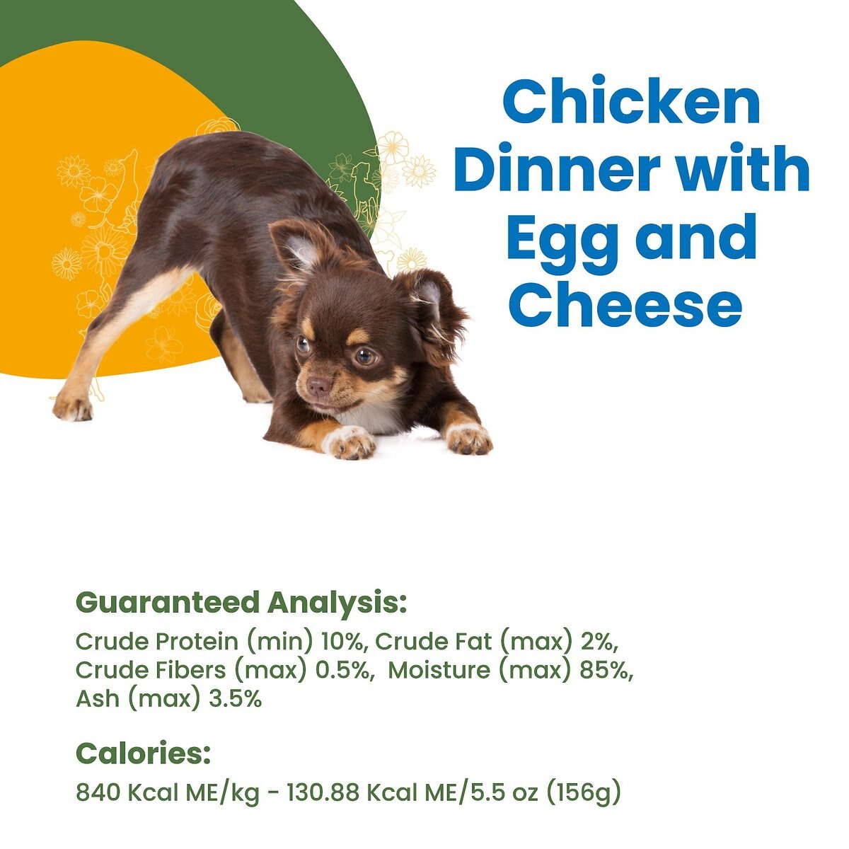 Almo Nature HQS Complete Chicken Dinner with Cheese and Egg Canned Dog Food