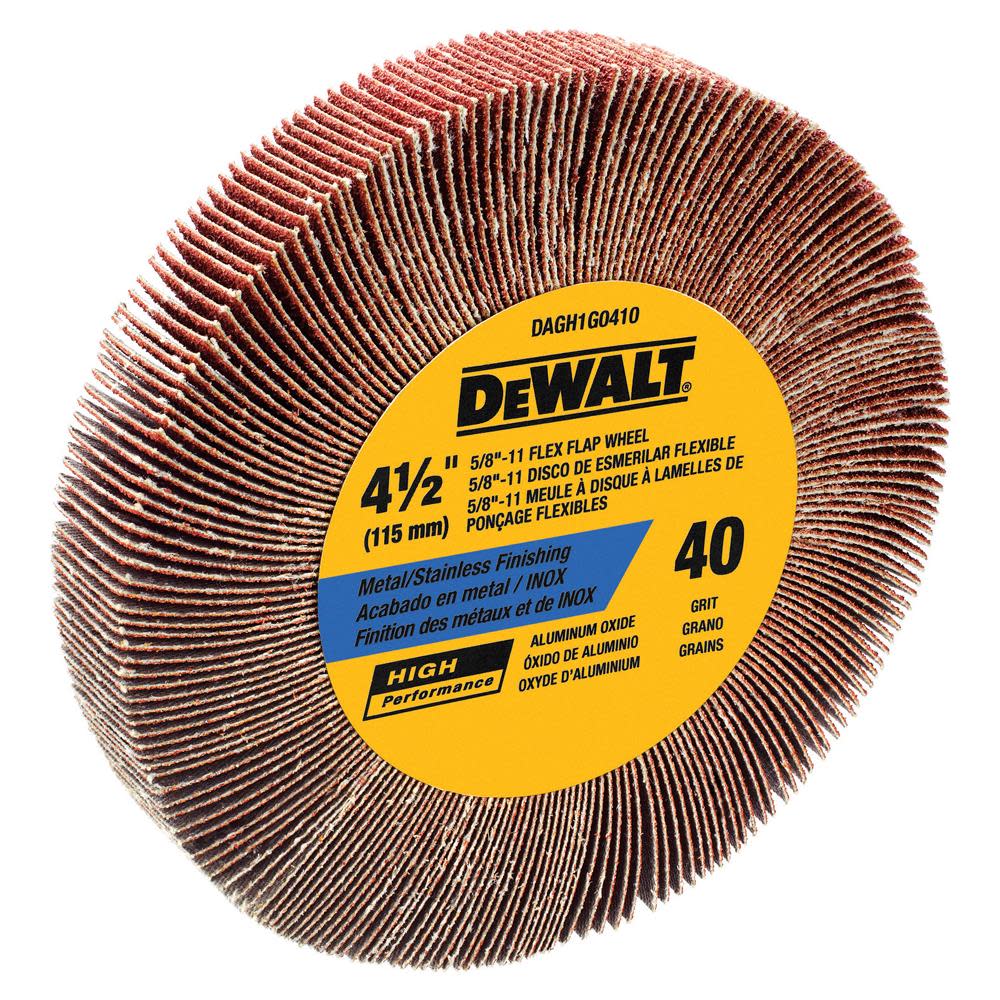 DEWALT 4-1/2 x 3/4 x 5/8 - 11 40 g Flap Wheel DAGH1G0410 from DEWALT