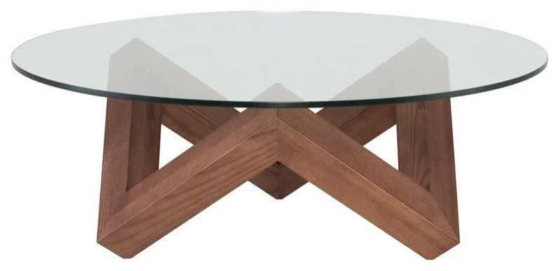 Amani Walnut Coffee Table   Contemporary   Coffee Tables   by V.S.D Furniture  Houzz