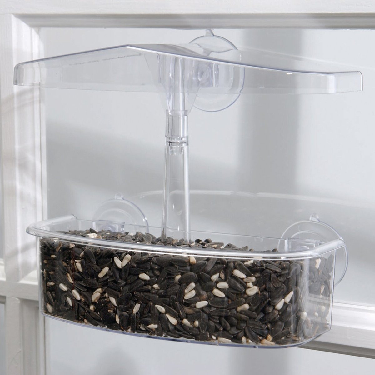 Droll Yankees Observer Window Bird Feeder， 7-in