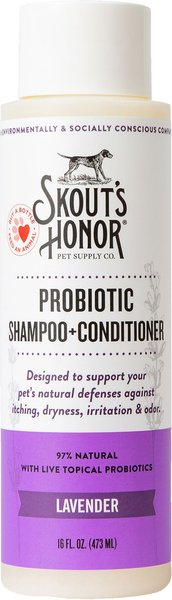 Skout's Honor Probiotic Lavender Pet Shampoo and Conditioner