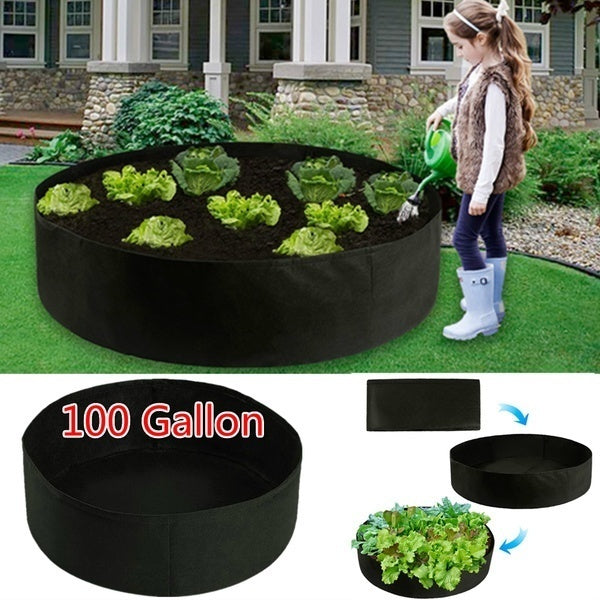 ODOMY Large Growing Raised Plant Bed Garden Flower Planter Elevated Vegetable Box Planting Bags