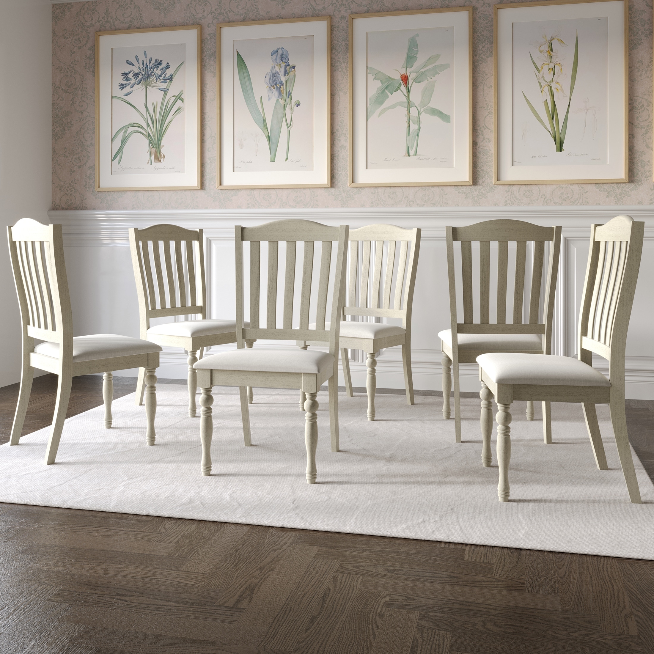 CraftPorch Mid-century Elegant Dining Chairs (Set of 6)