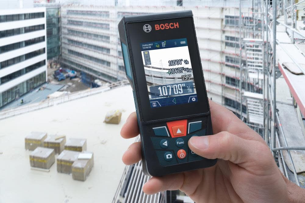 Bosch BLAZE Outdoor 400 Ft. Connected Lithium-Ion Laser Measure with Camera GLM400CL from Bosch