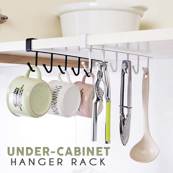 Under-Cabinet Hanger Rack(6 Hooks)