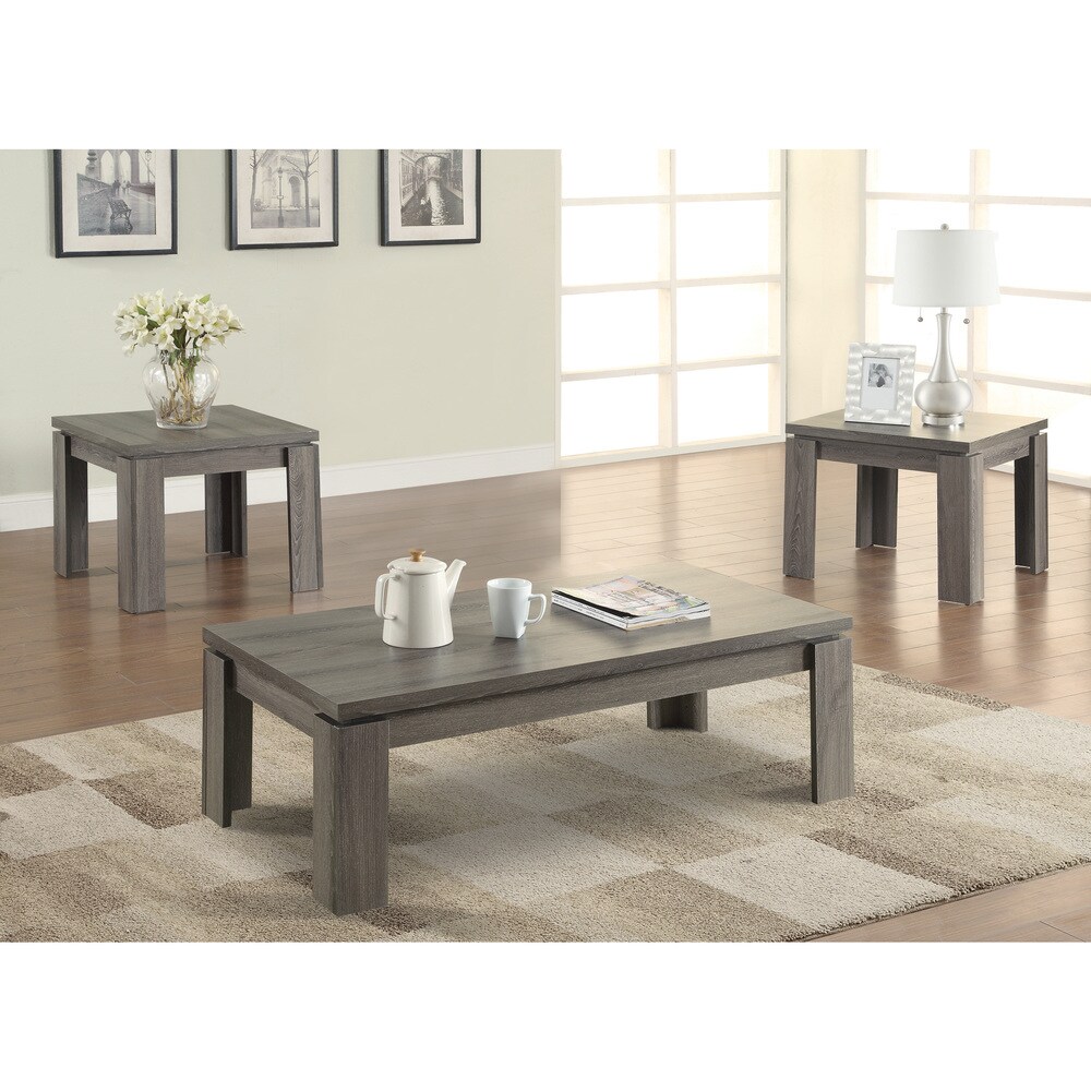 Coaster Furniture Cain 3 piece Occasional Table Set