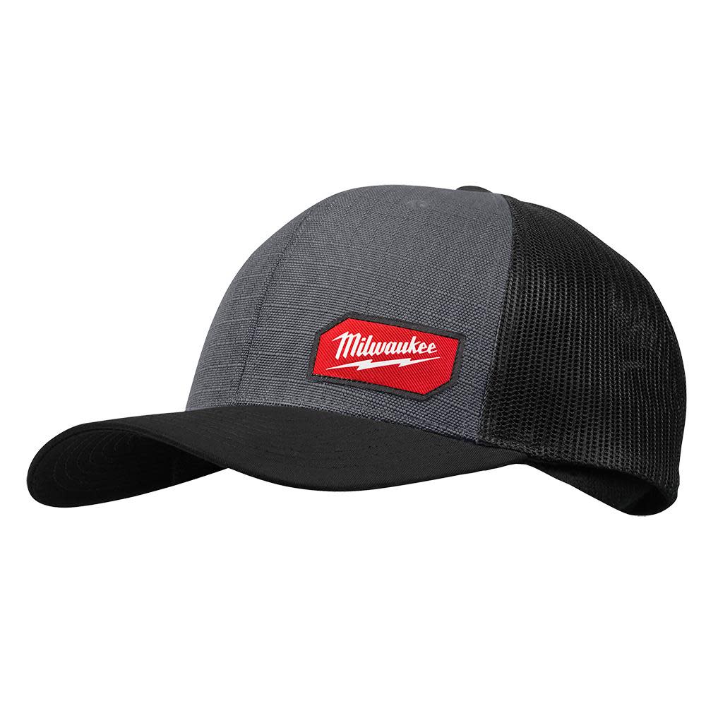 Milwaukee GRIDIRON Snapback Trucker Hat Gray 505G from Milwaukee