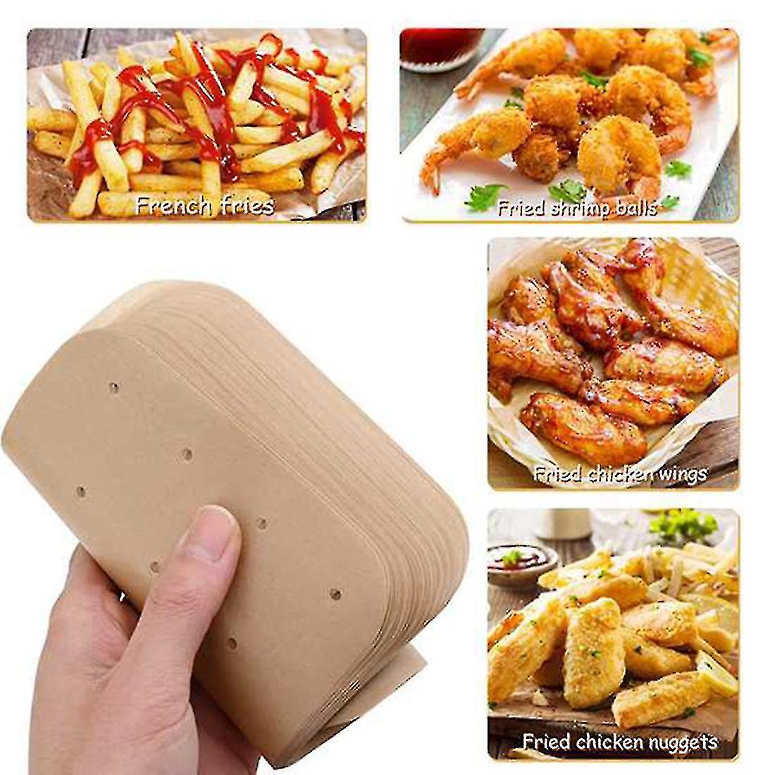 2023-200 Piece Fryer Parchment Liners For Ninja Foodi Xl 6 In 1 Fryer Liners Pre-cut Baking Mat For