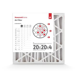 Honeywell Home 20 x 20 x 4 Pleated Air Filter FPR 10 MERV 12 CF200D2020