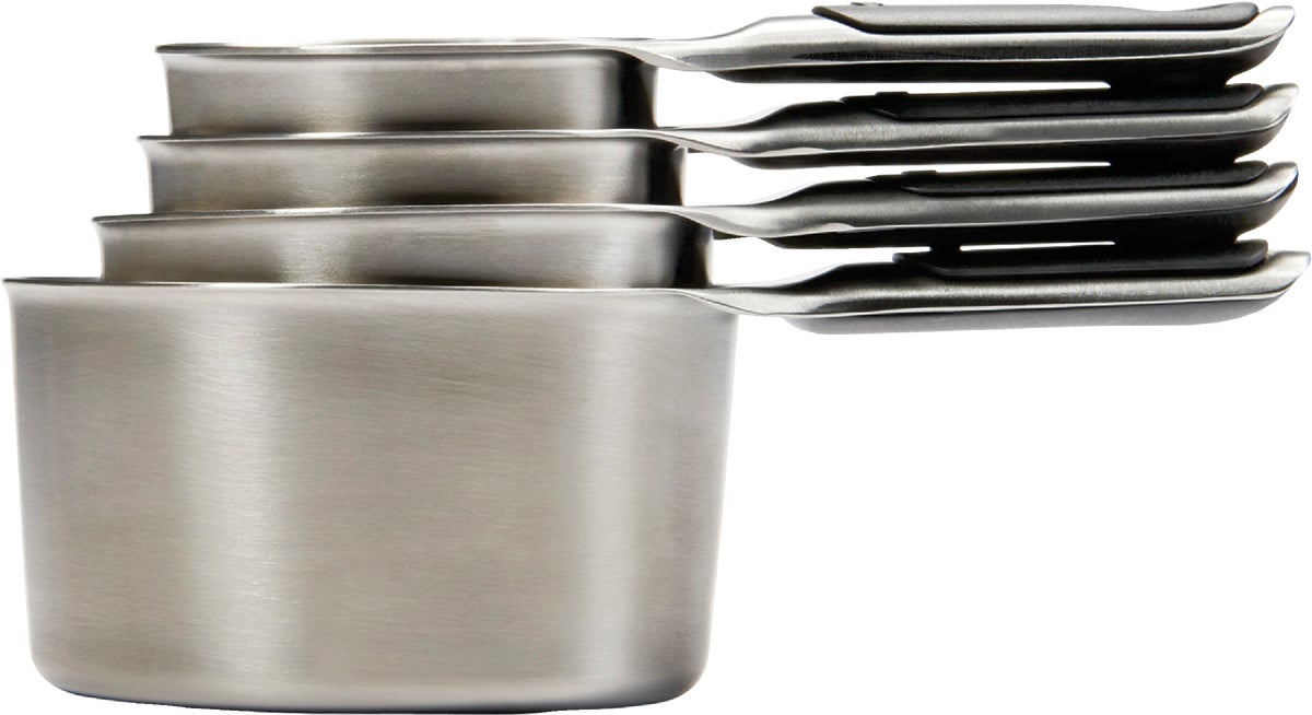 OXO Good Grips Stainless Steel Measuring Cup Set Silver