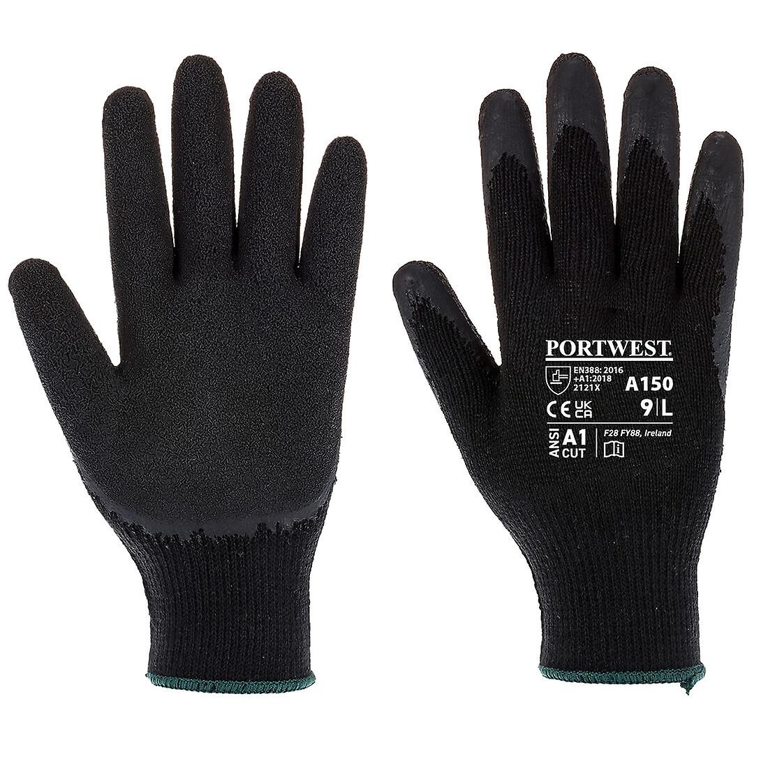 Portwest a150 classic grip latex gloves