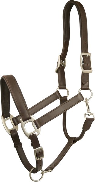 Gatsby Adjustable Padded Leather Horse Halter