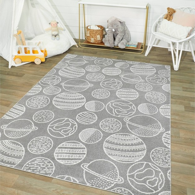 Planets Gray Rug Balta Rugs