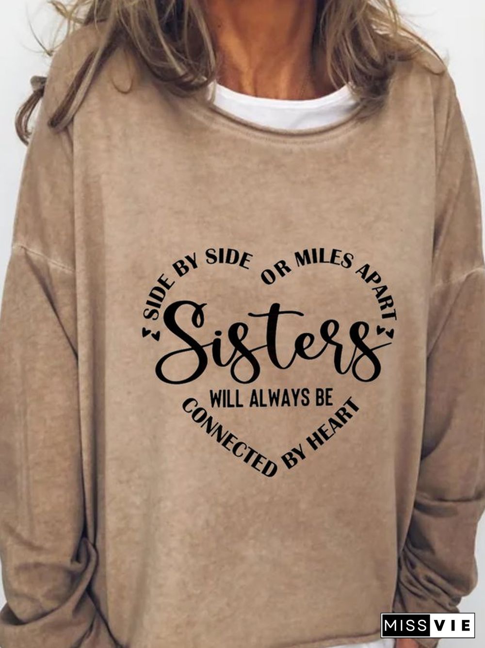 Sisters Casual Long Sleeve Shirt