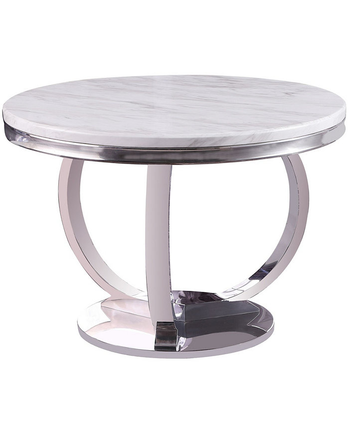 Best Master Furniture Layla Modern Round Dining Table