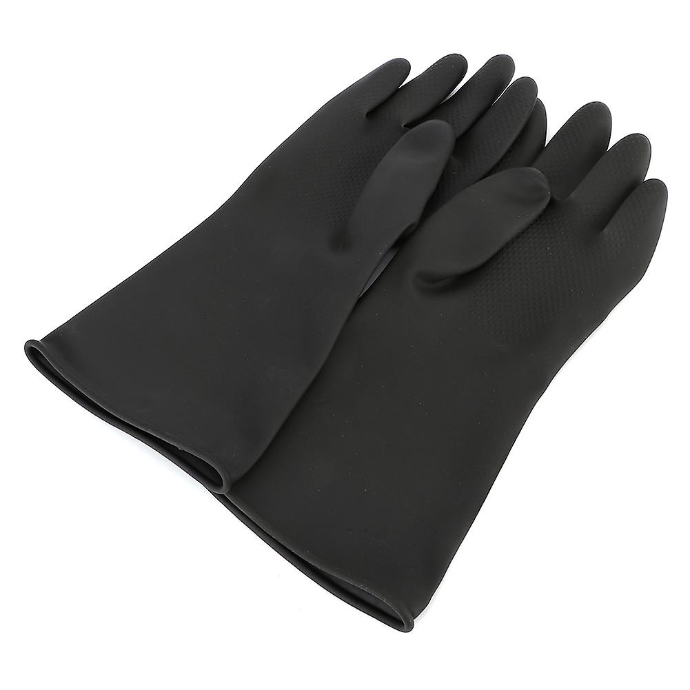 Chemical Protective Rubber Gloves Long Sleeve Acid And Alkali Resistance Insulation Equipment