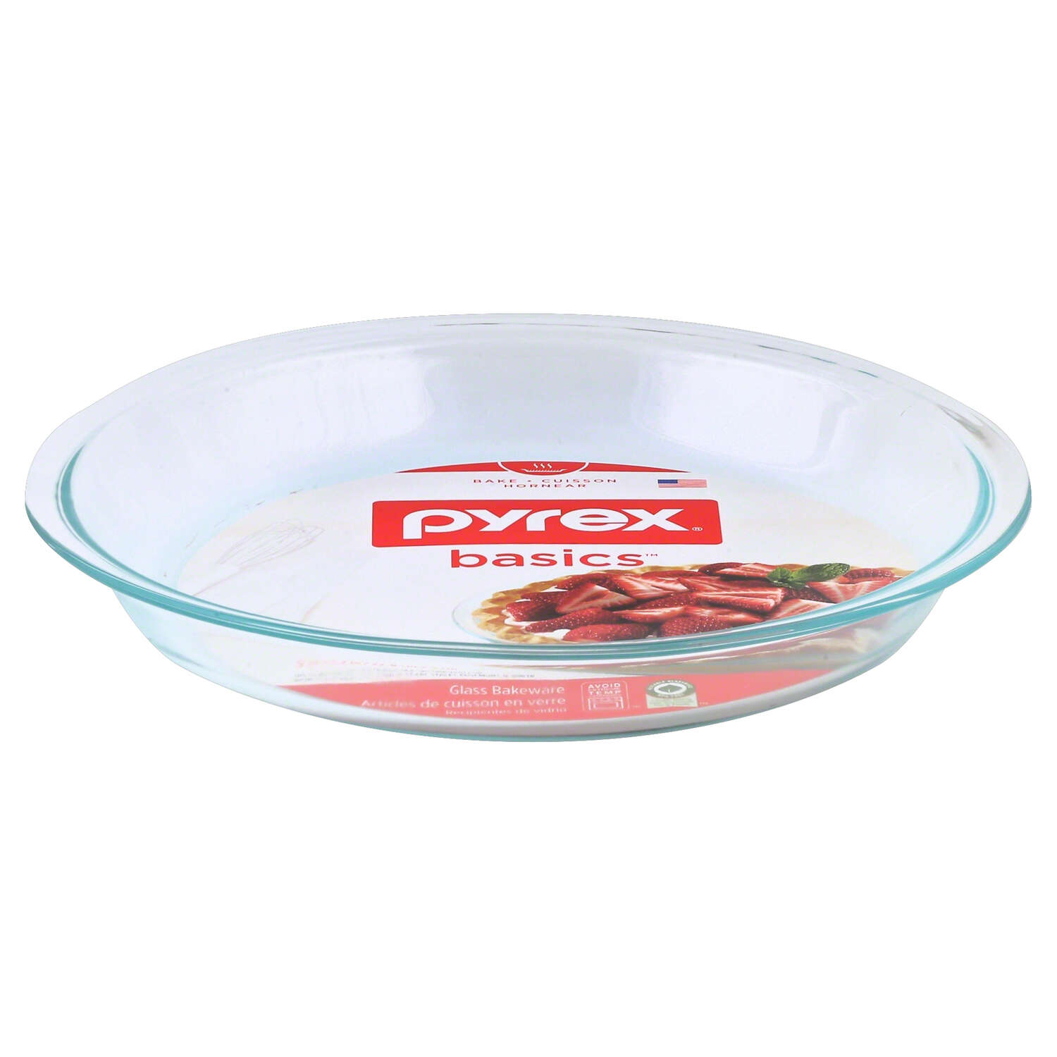 Pyrex 9 in. Pie Plate Clear 1 pc